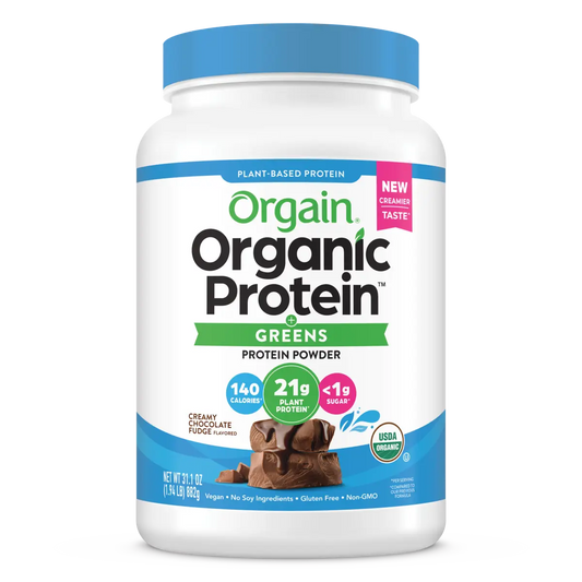 Organic Protein? & Greens Plant Based Protein Powder - Creamy Chocolate Fudge