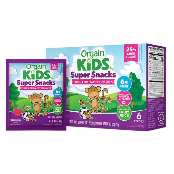 Kids Super Snacks + Fiber for Happy Tummies